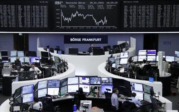 European shares rise