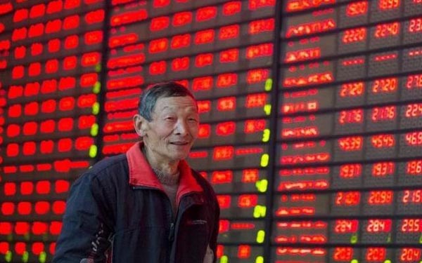 China stocks edge lower