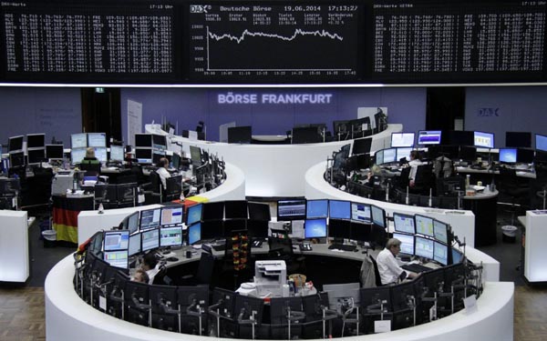 European shares steady at opening