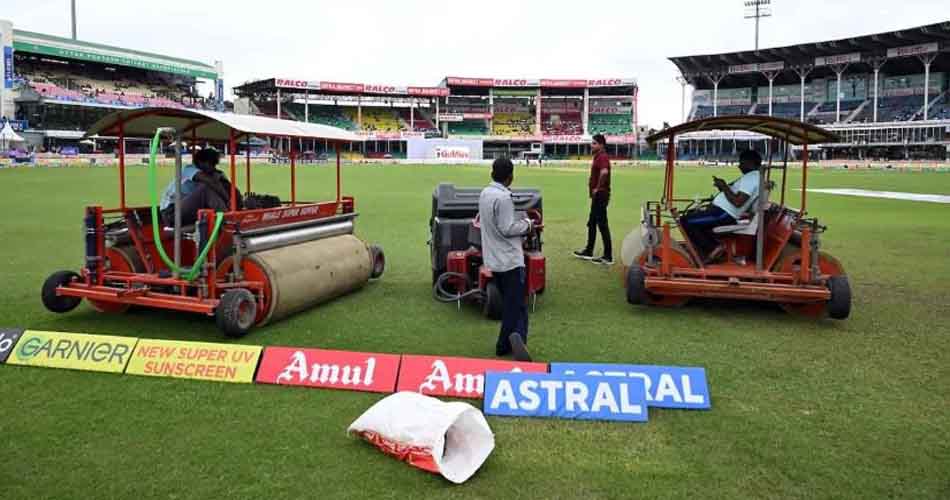 কানপুরে তৃতীয় দিনের খেলাও পরিত্যক্ত