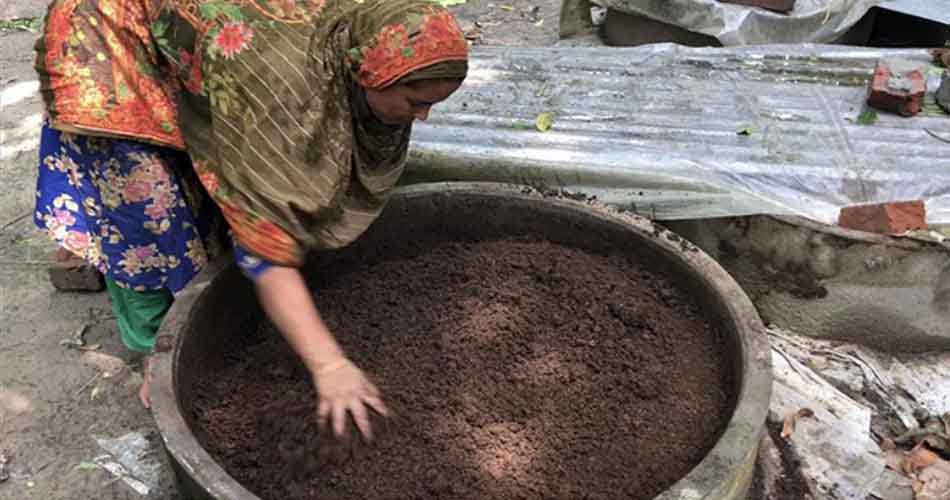 ভার্মি কম্পোস্ট সার উৎপাদন করে স্বাবলম্বী অর্ধশতাধিক নারী